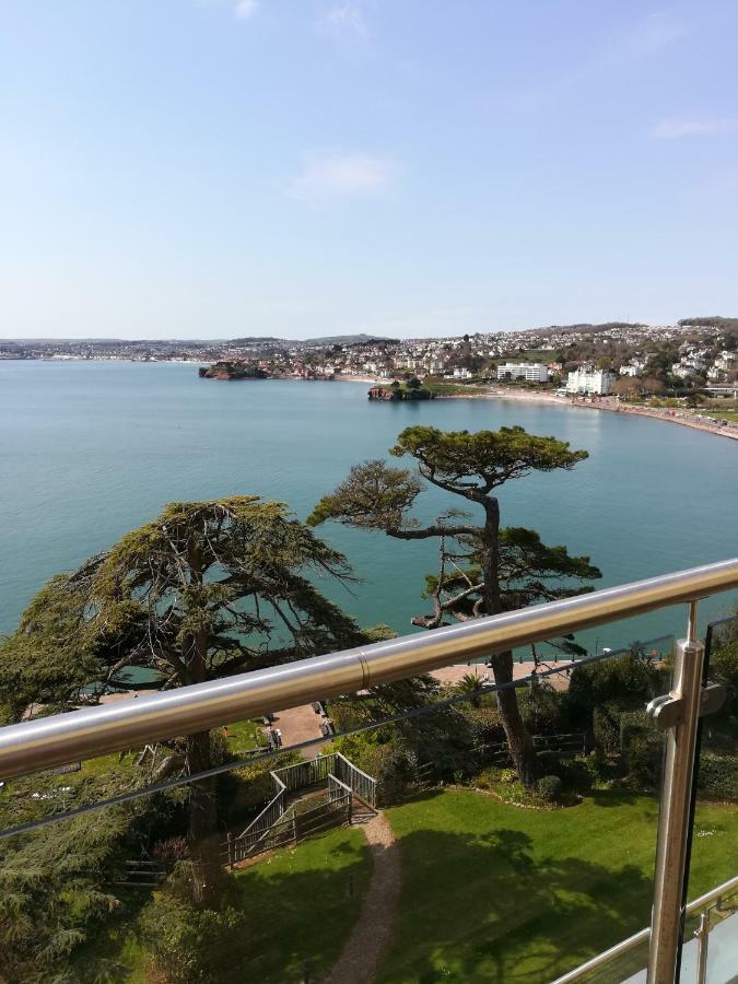 Panoramic Sea Views, Sleeps 4, Torquay Lägenhet Exteriör bild